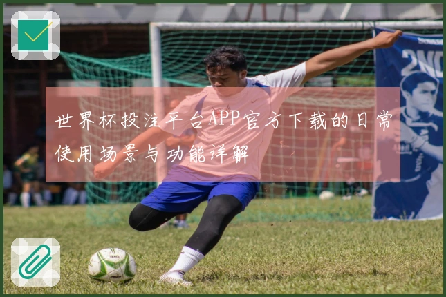 世界杯投注平台APP官方下载的日常使用场景与功能详解