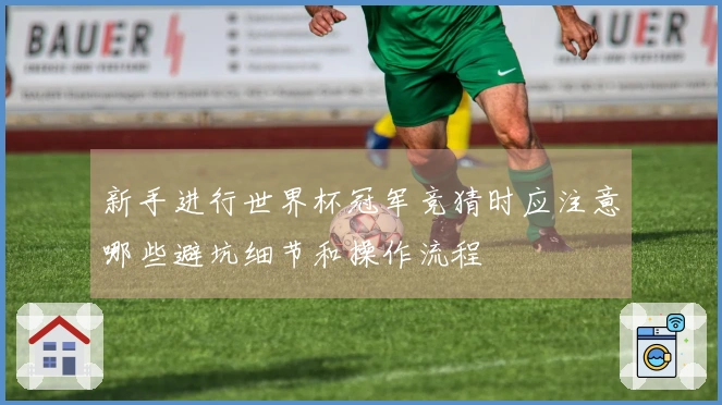 新手进行世界杯冠军竞猜时应注意哪些避坑细节和操作流程